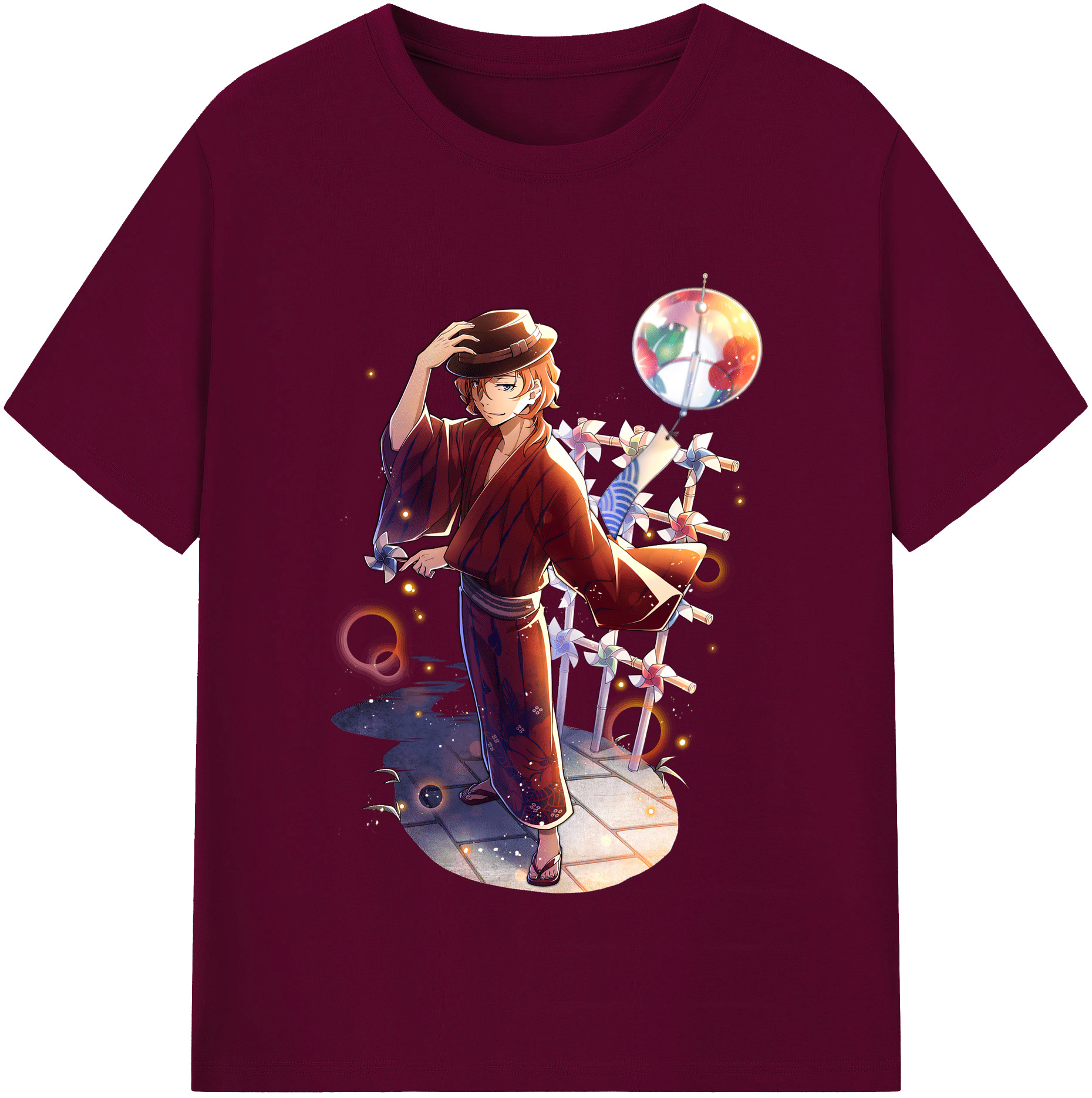 （画像用） 文豪ストレイドッグス Bungo Stray Dogs レディースカジュアルプリントTシャツ（綿100％）